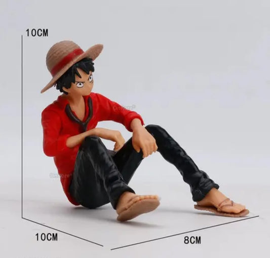 Luffy red sitting - no fear